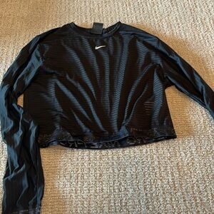 Nike mesh long sleeve top